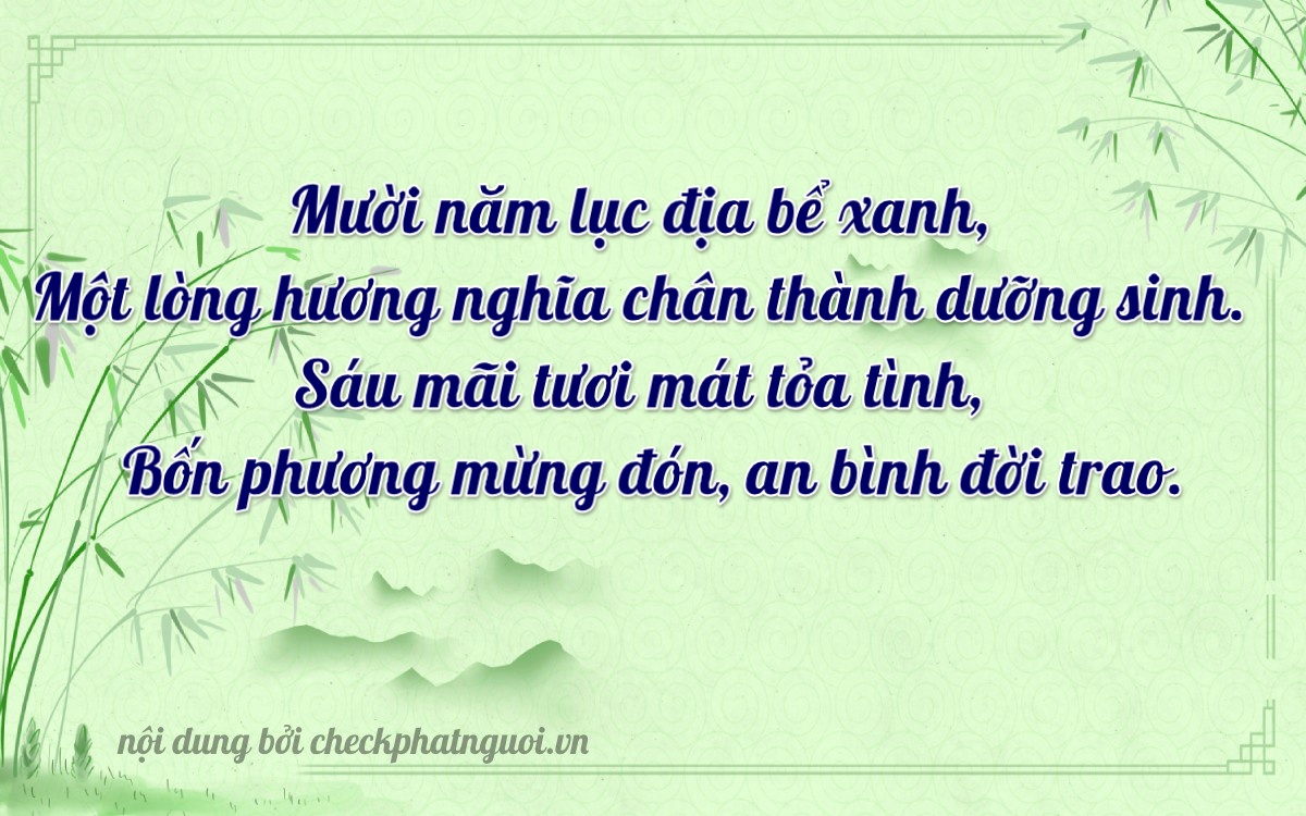 Bài thơ ý nghĩa cho <b>biển số 15AE-11694</b> tại website checkphatnguoi.vn