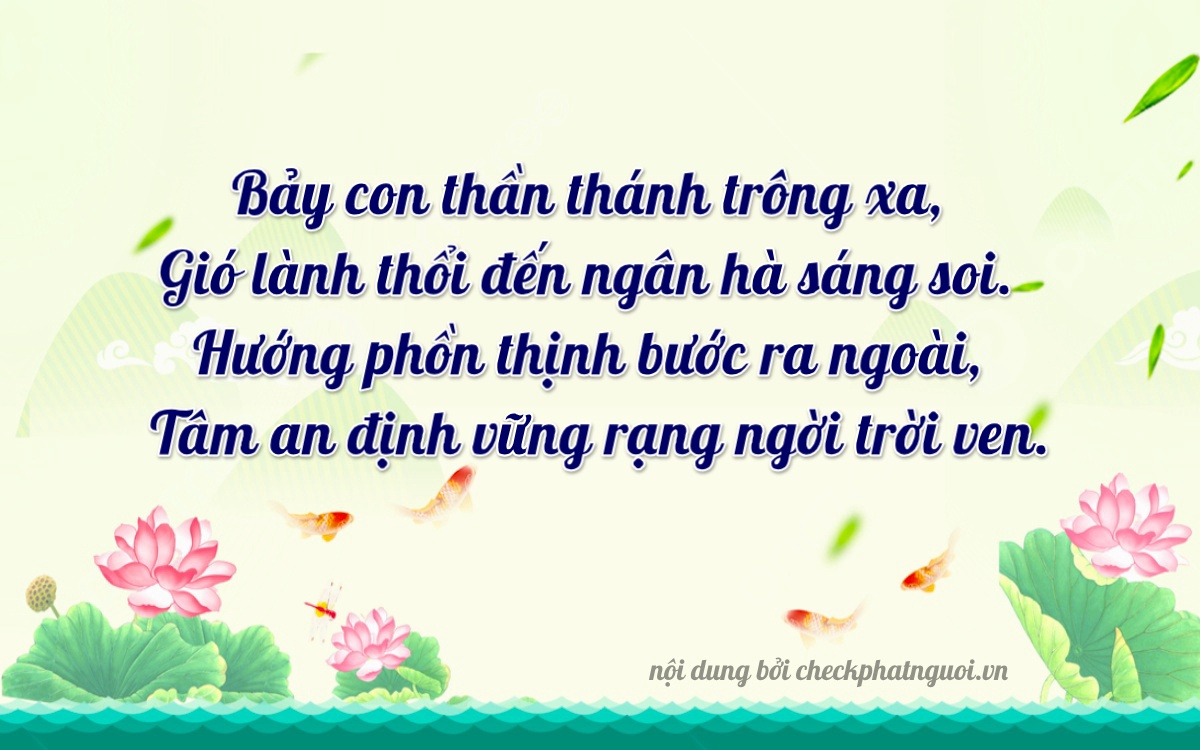 Bài thơ ý nghĩa cho <b>biển số 15AF-17640</b> tại website checkphatnguoi.vn