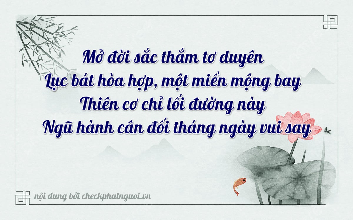 Bài thơ ý nghĩa cho <b>biển số 15AL-03606</b> tại website checkphatnguoi.vn