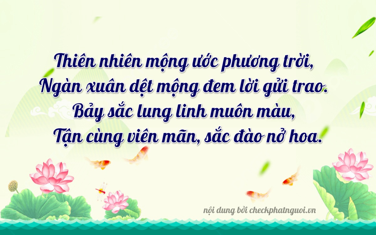 Bài thơ ý nghĩa cho <b>biển số 15AP-00077</b> tại website checkphatnguoi.vn