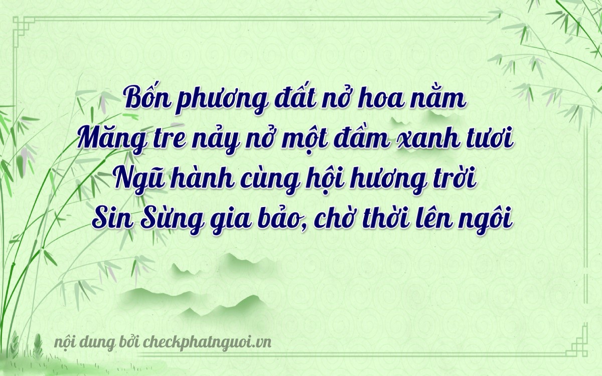 Bài thơ ý nghĩa cho <b>biển số 15B1-48252</b> tại website checkphatnguoi.vn