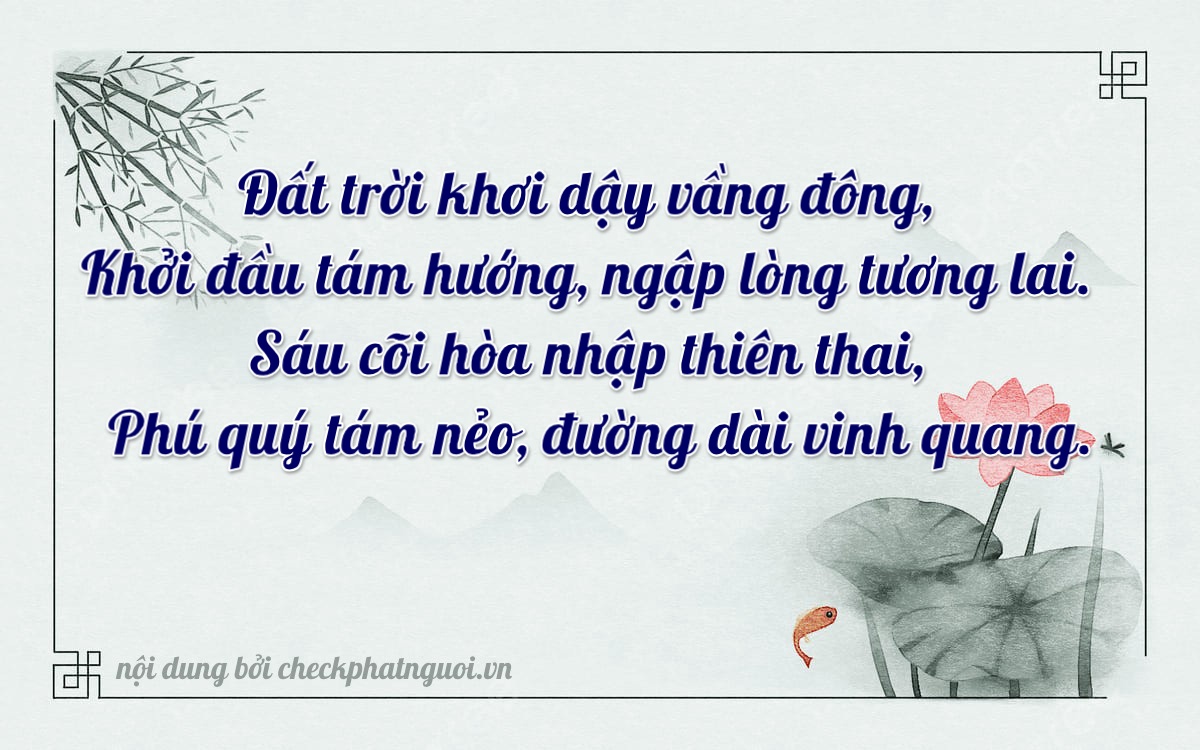 Bài thơ ý nghĩa cho <b>biển số 15B1-60688</b> tại website checkphatnguoi.vn