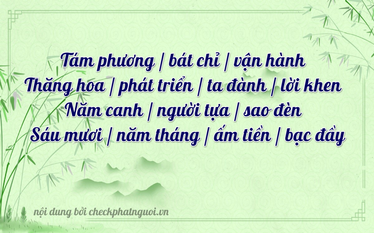 Bài thơ ý nghĩa cho <b>biển số 15B1-69486</b> tại website checkphatnguoi.vn