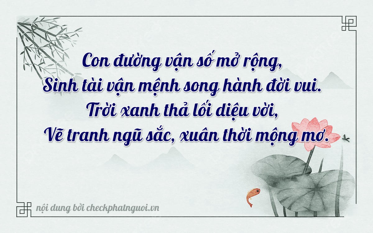 Bài thơ ý nghĩa cho <b>biển số 15B-19875</b> tại website checkphatnguoi.vn