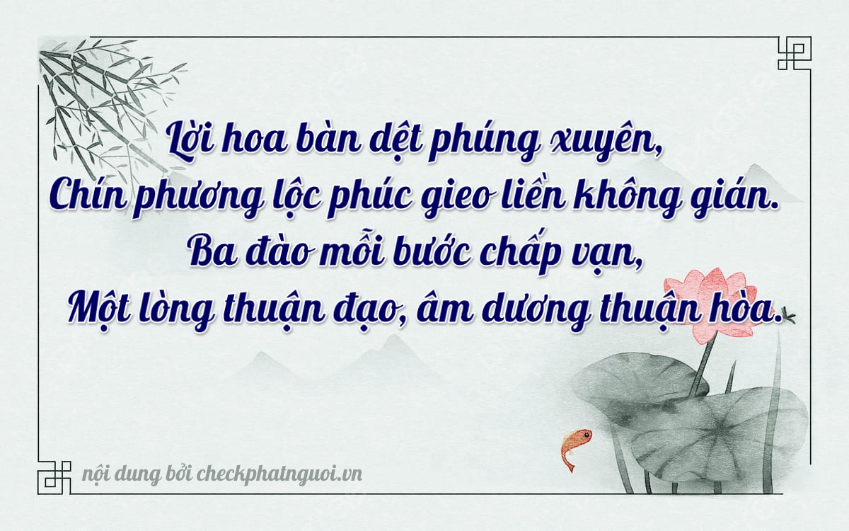 Bài thơ ý nghĩa cho <b>biển số 15B2-09314</b> tại website checkphatnguoi.vn