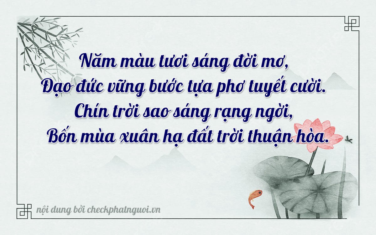 Bài thơ ý nghĩa cho <b>biển số 15B2-52945</b> tại website checkphatnguoi.vn