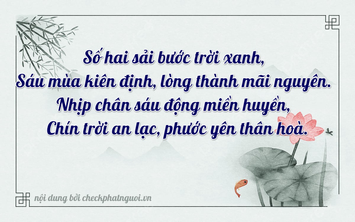 Bài thơ ý nghĩa cho <b>biển số 15B-26669</b> tại website checkphatnguoi.vn