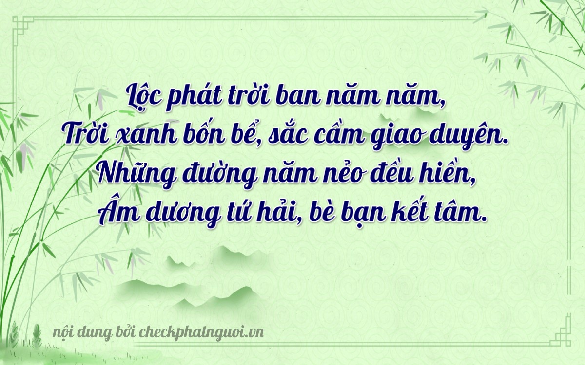 Bài thơ ý nghĩa cho <b>biển số 15B2-82405</b> tại website checkphatnguoi.vn