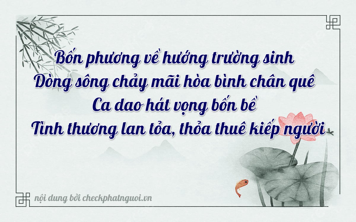 Bài thơ ý nghĩa cho <b>biển số 15B3-52414</b> tại website checkphatnguoi.vn