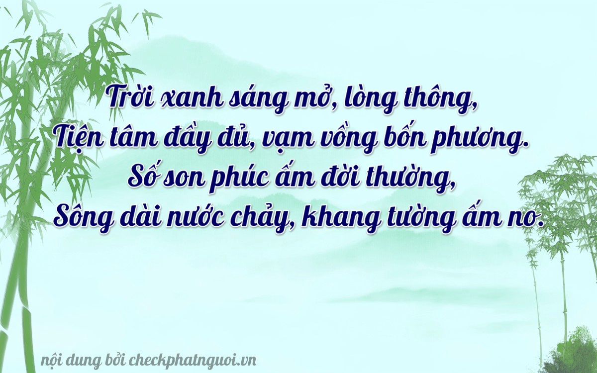 Bài thơ ý nghĩa cho <b>biển số 15B3-64353</b> tại website checkphatnguoi.vn