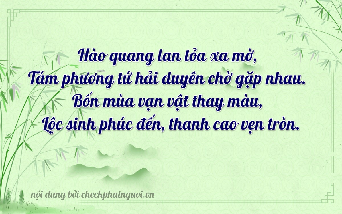 Bài thơ ý nghĩa cho <b>biển số 15B3-82468</b> tại website checkphatnguoi.vn