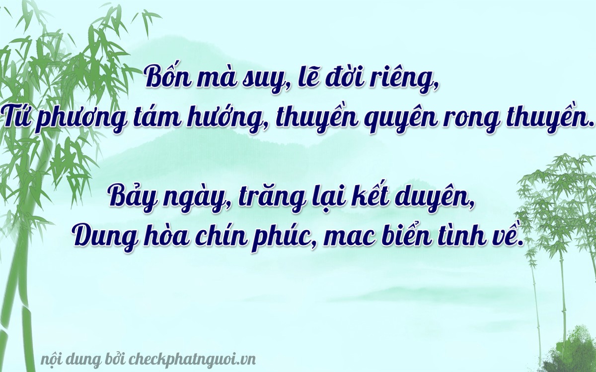 Bài thơ ý nghĩa cho <b>biển số 15B3-84079</b> tại website checkphatnguoi.vn