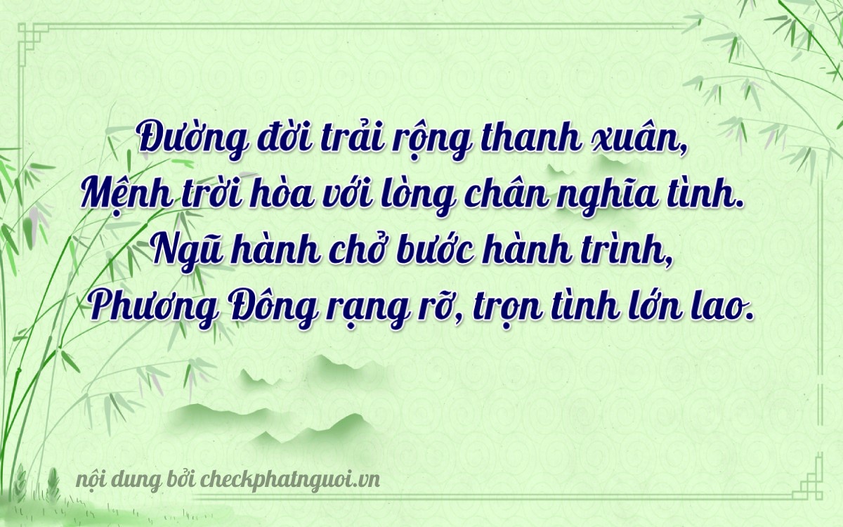 Bài thơ ý nghĩa cho <b>biển số 15B3-86921</b> tại website checkphatnguoi.vn