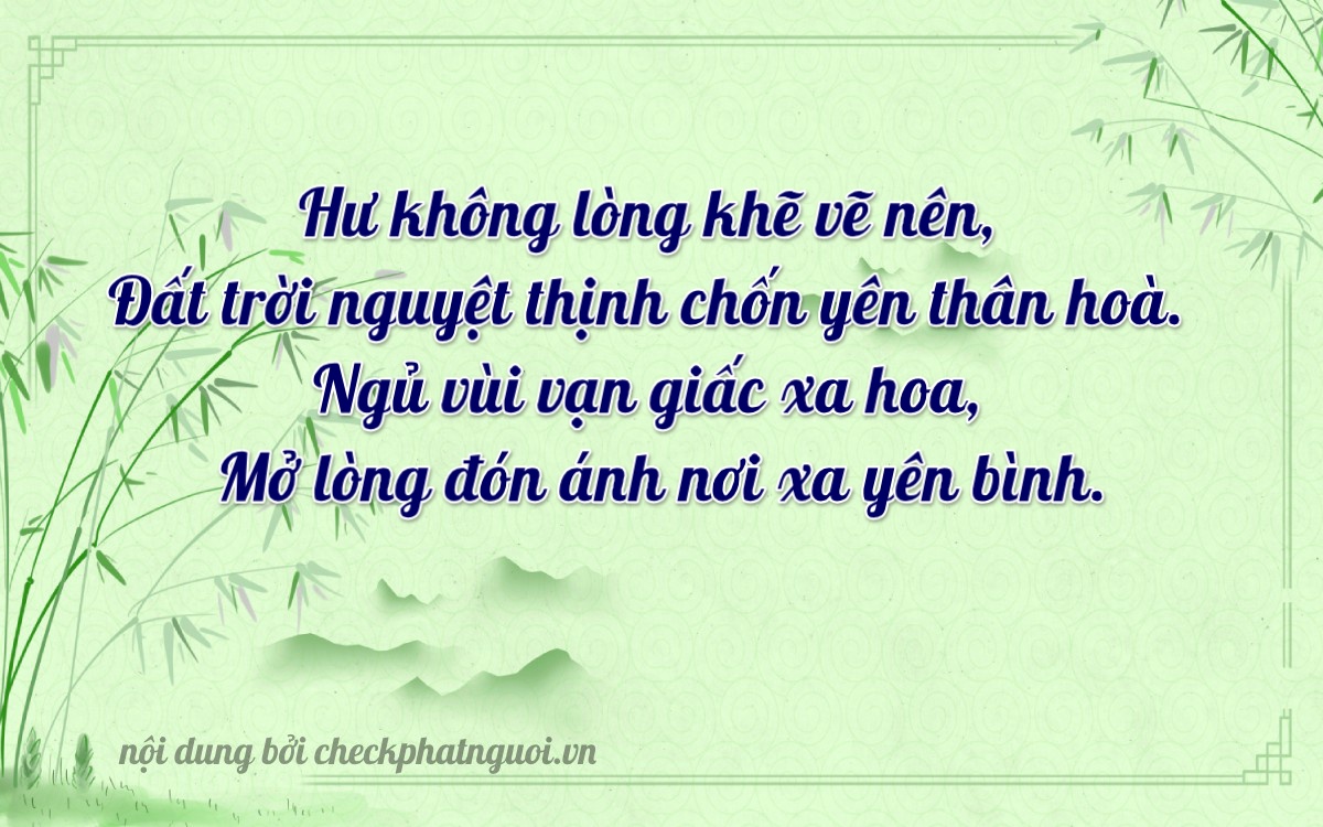 Bài thơ ý nghĩa cho <b>biển số 15B3-90475</b> tại website checkphatnguoi.vn