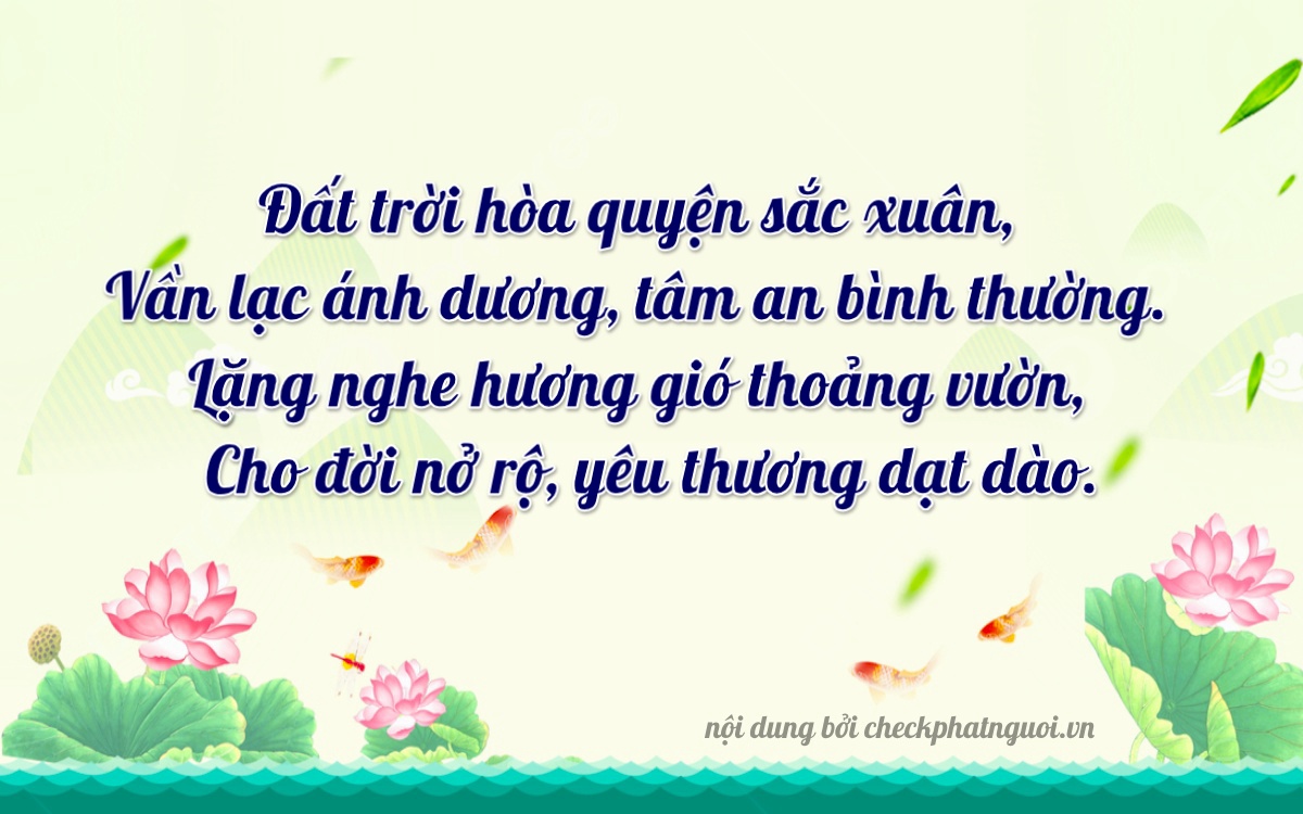 Bài thơ ý nghĩa cho <b>biển số 15B3-97287</b> tại website checkphatnguoi.vn