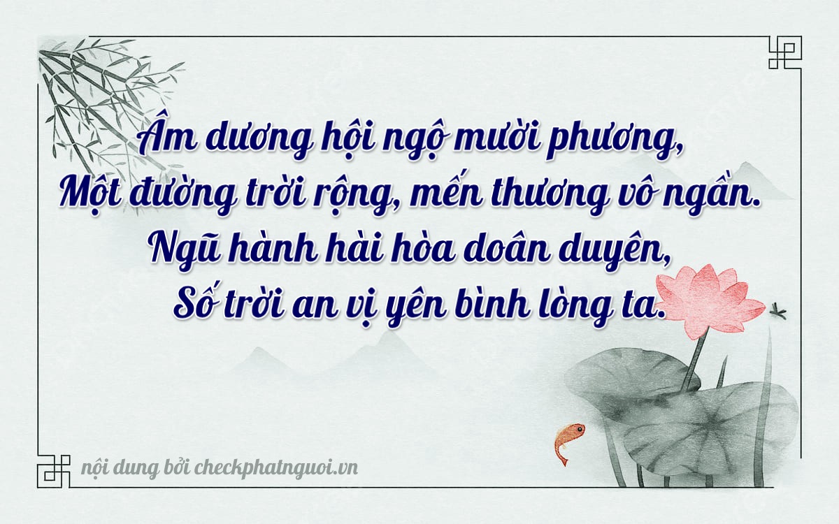 Bài thơ ý nghĩa cho <b>biển số 15B4-01517</b> tại website checkphatnguoi.vn