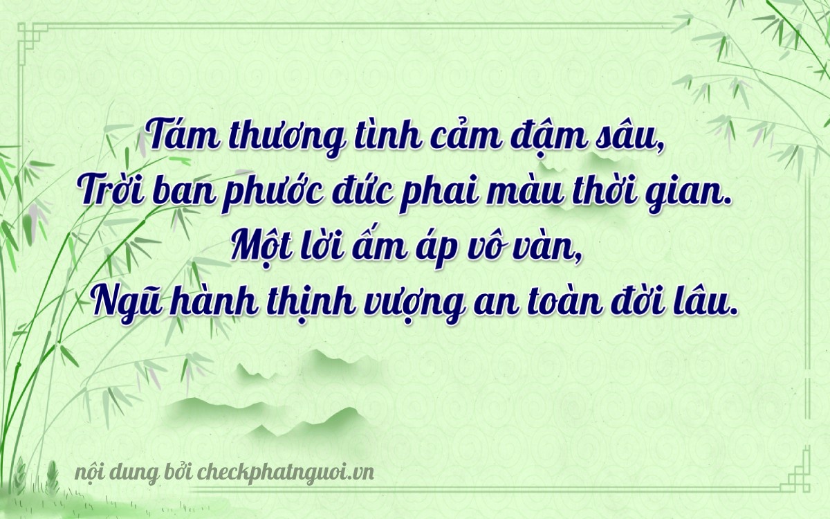 Bài thơ ý nghĩa cho <b>biển số 15B4-08158</b> tại website checkphatnguoi.vn