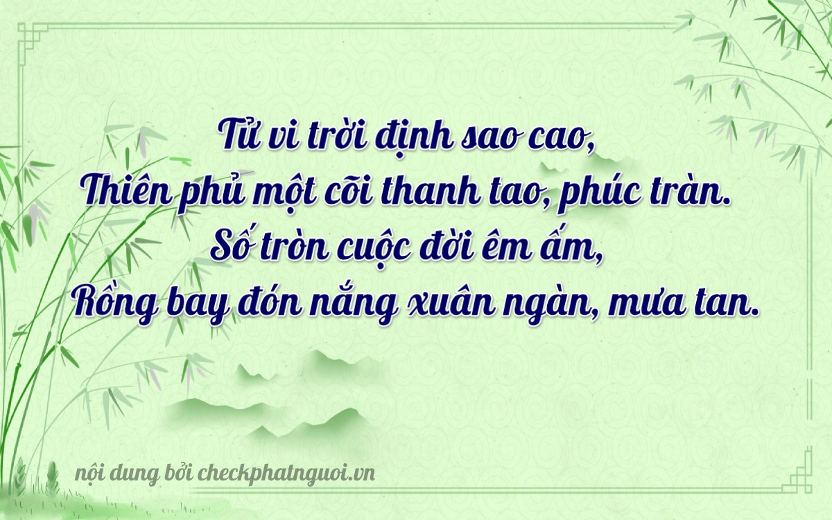 Bài thơ ý nghĩa cho <b>biển số 15B4-09246</b> tại website checkphatnguoi.vn