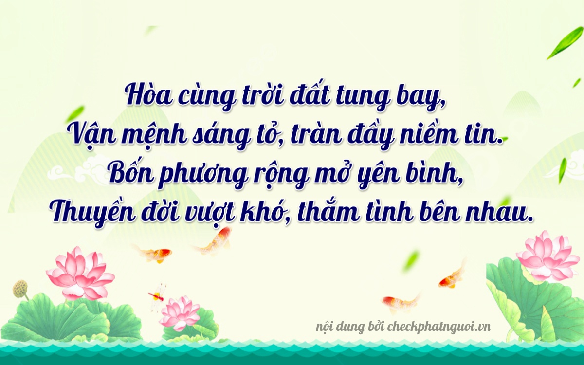 Bài thơ ý nghĩa cho <b>biển số 15B4-34027</b> tại website checkphatnguoi.vn