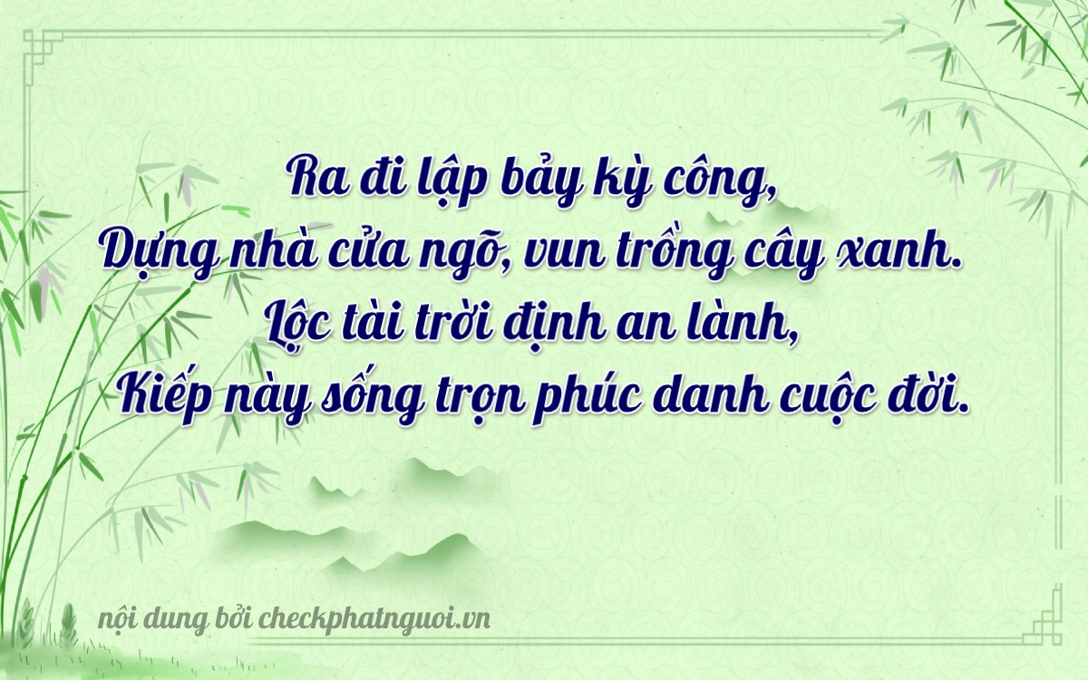 Bài thơ ý nghĩa cho <b>biển số 15C-07163</b> tại website checkphatnguoi.vn