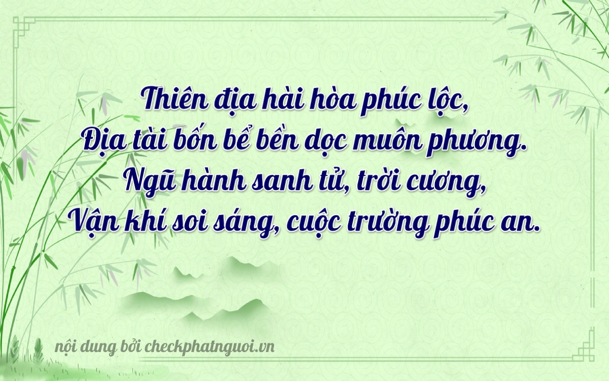 Bài thơ ý nghĩa cho <b>biển số 15C1-40676</b> tại website checkphatnguoi.vn