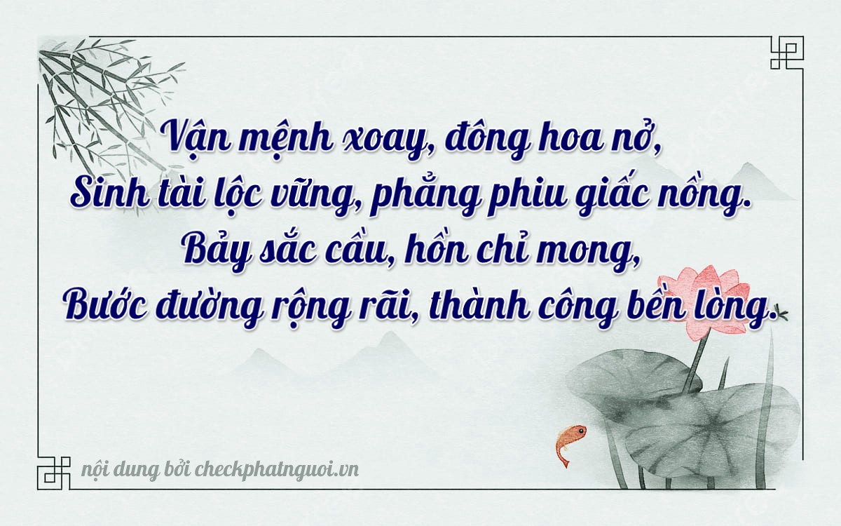 Bài thơ ý nghĩa cho <b>biển số 15C1-44663</b> tại website checkphatnguoi.vn