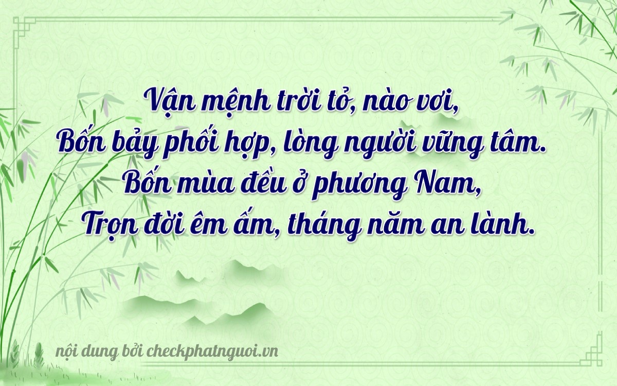 Bài thơ ý nghĩa cho <b>biển số 15C-27447</b> tại website checkphatnguoi.vn