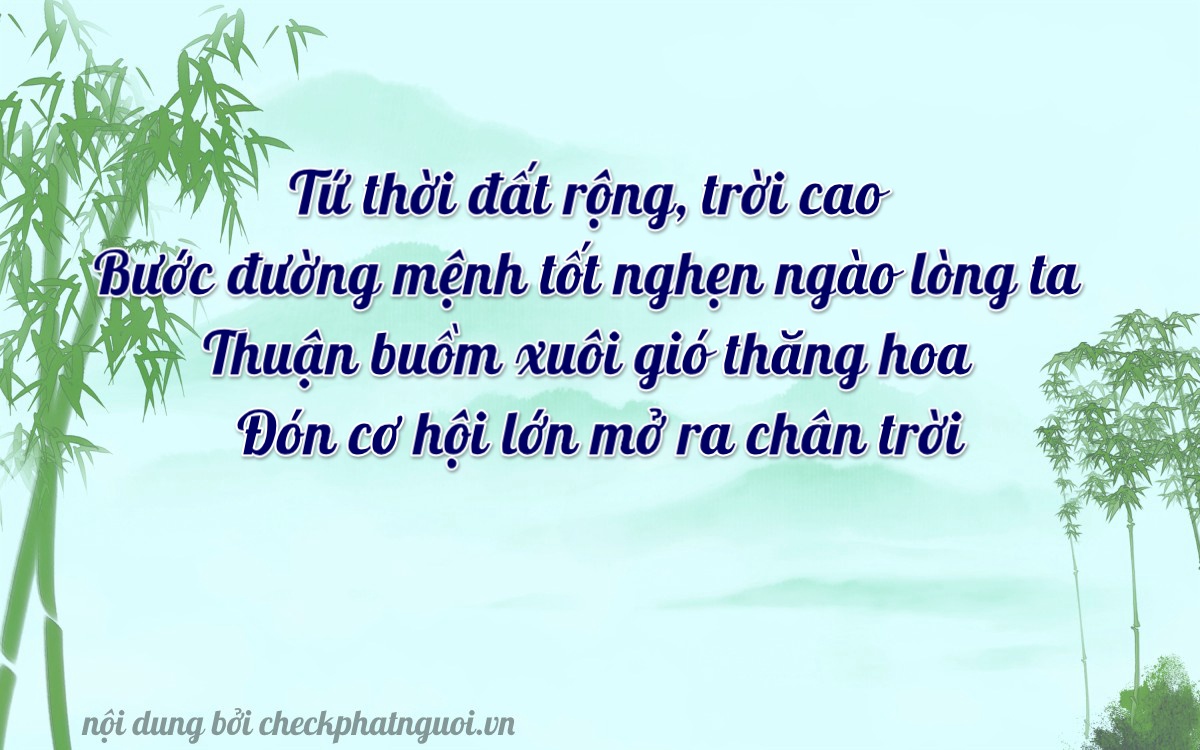 Bài thơ ý nghĩa cho <b>biển số 15C-34227</b> tại website checkphatnguoi.vn