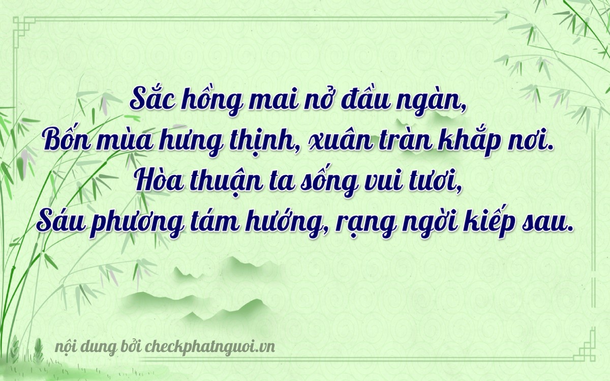 Bài thơ ý nghĩa cho <b>biển số 15C-44364</b> tại website checkphatnguoi.vn