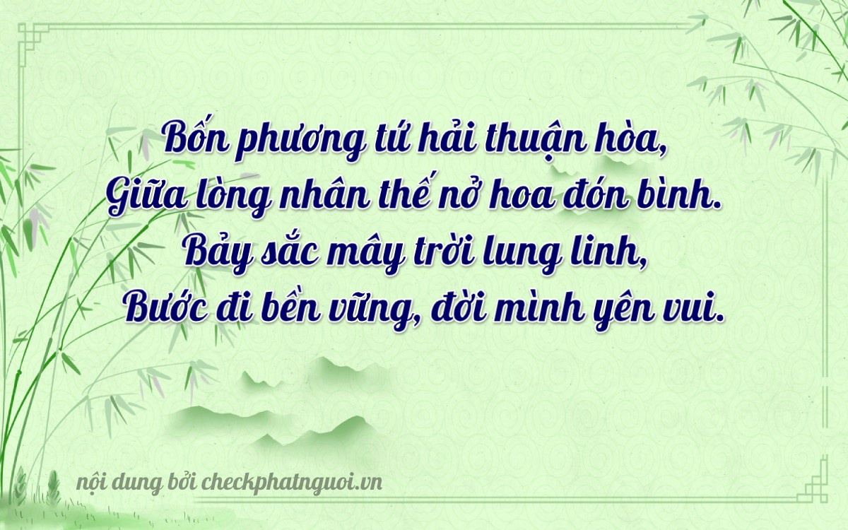 Bài thơ ý nghĩa cho <b>biển số 15C-47344</b> tại website checkphatnguoi.vn