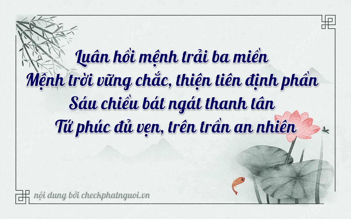 Bài thơ ý nghĩa cho <b>biển số 15D-03654</b> tại website checkphatnguoi.vn