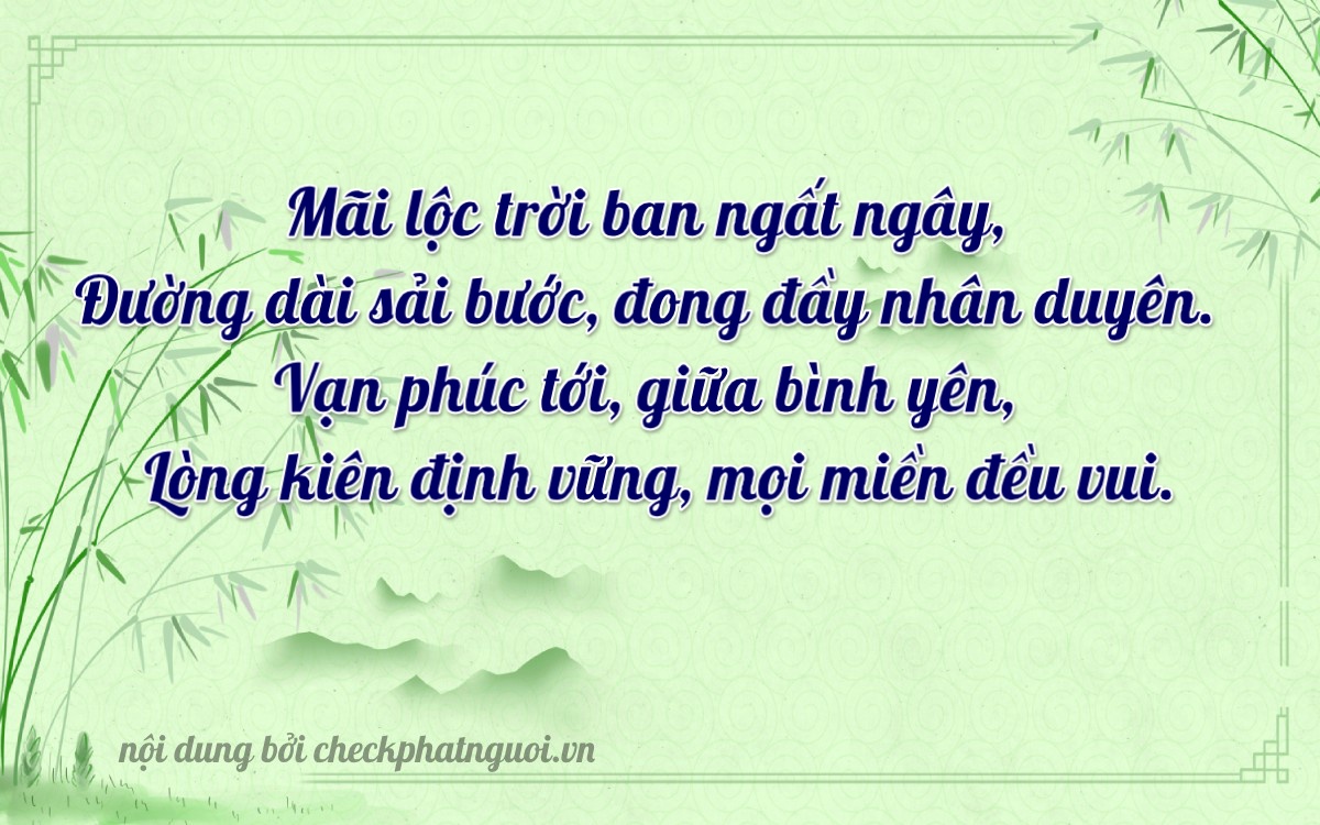 Bài thơ ý nghĩa cho <b>biển số 15F-01666</b> tại website checkphatnguoi.vn
