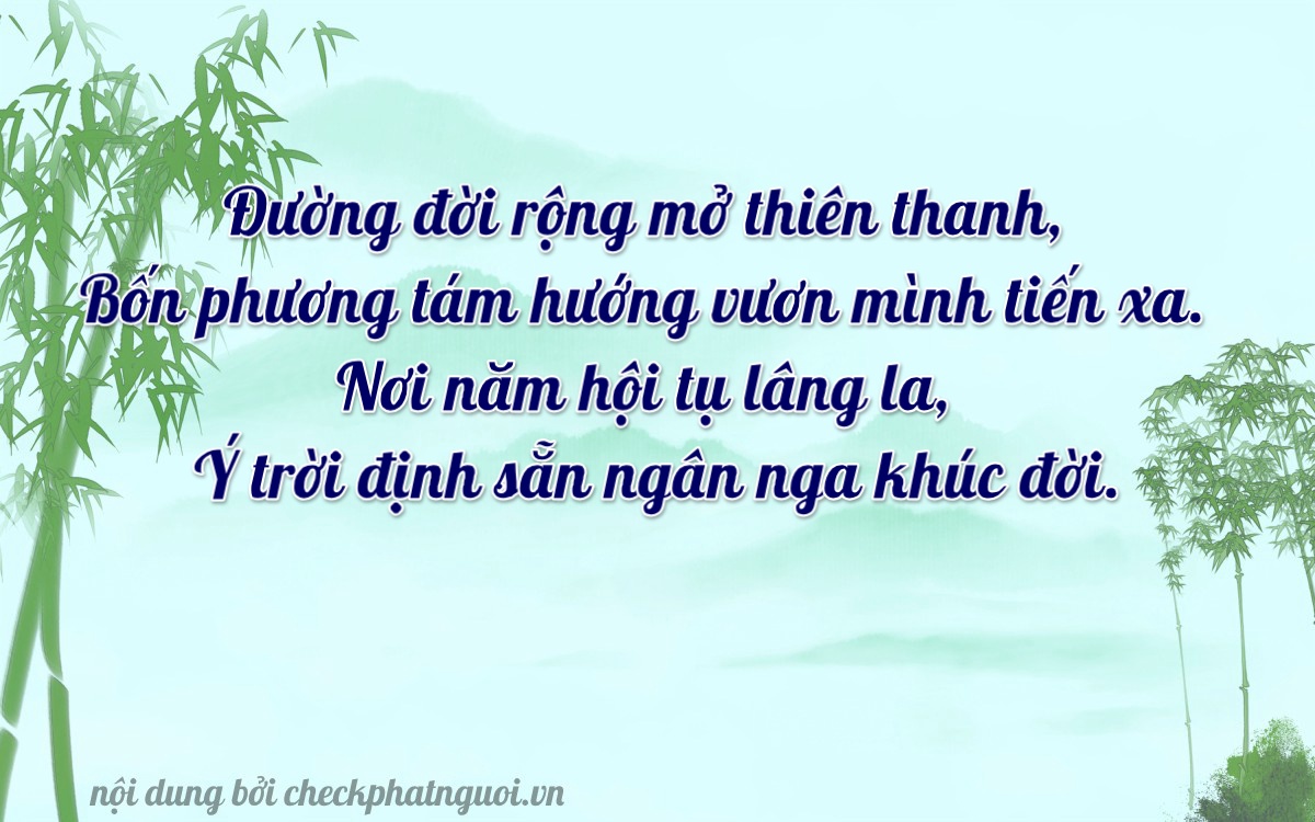 Bài thơ ý nghĩa cho <b>biển số 15F1-40462</b> tại website checkphatnguoi.vn