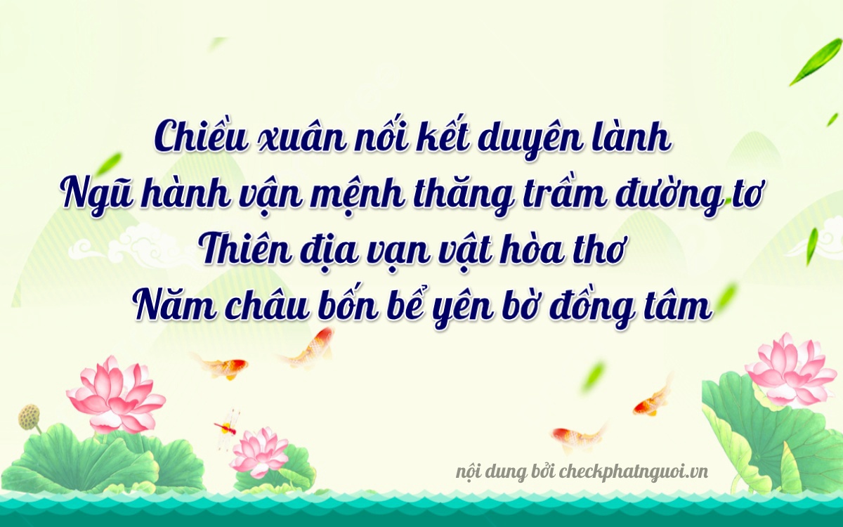 Bài thơ ý nghĩa cho <b>biển số 15G1-29076</b> tại website checkphatnguoi.vn