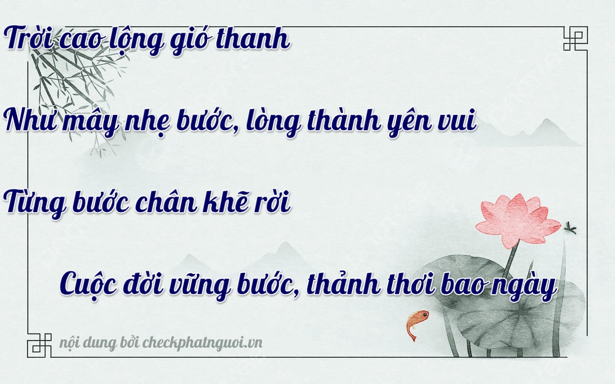 Bài thơ ý nghĩa cho <b>biển số 15G1-67401</b> tại website checkphatnguoi.vn