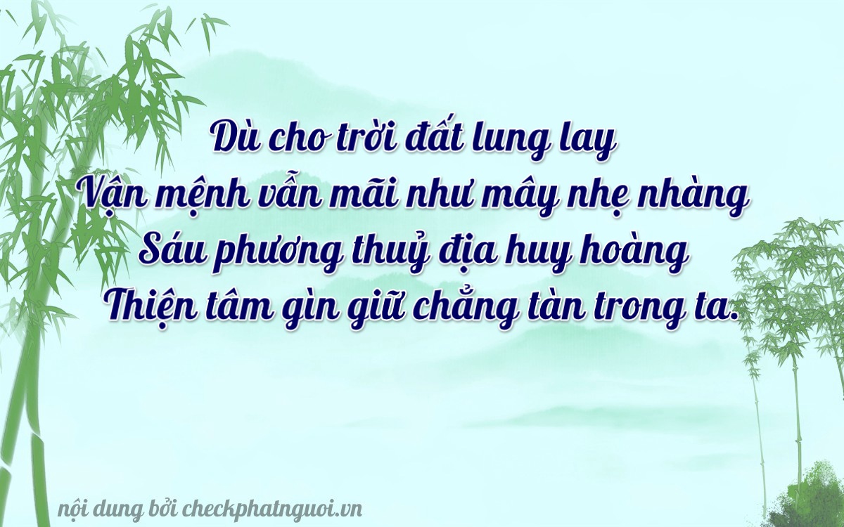 Bài thơ ý nghĩa cho <b>biển số 15G1-75066</b> tại website checkphatnguoi.vn