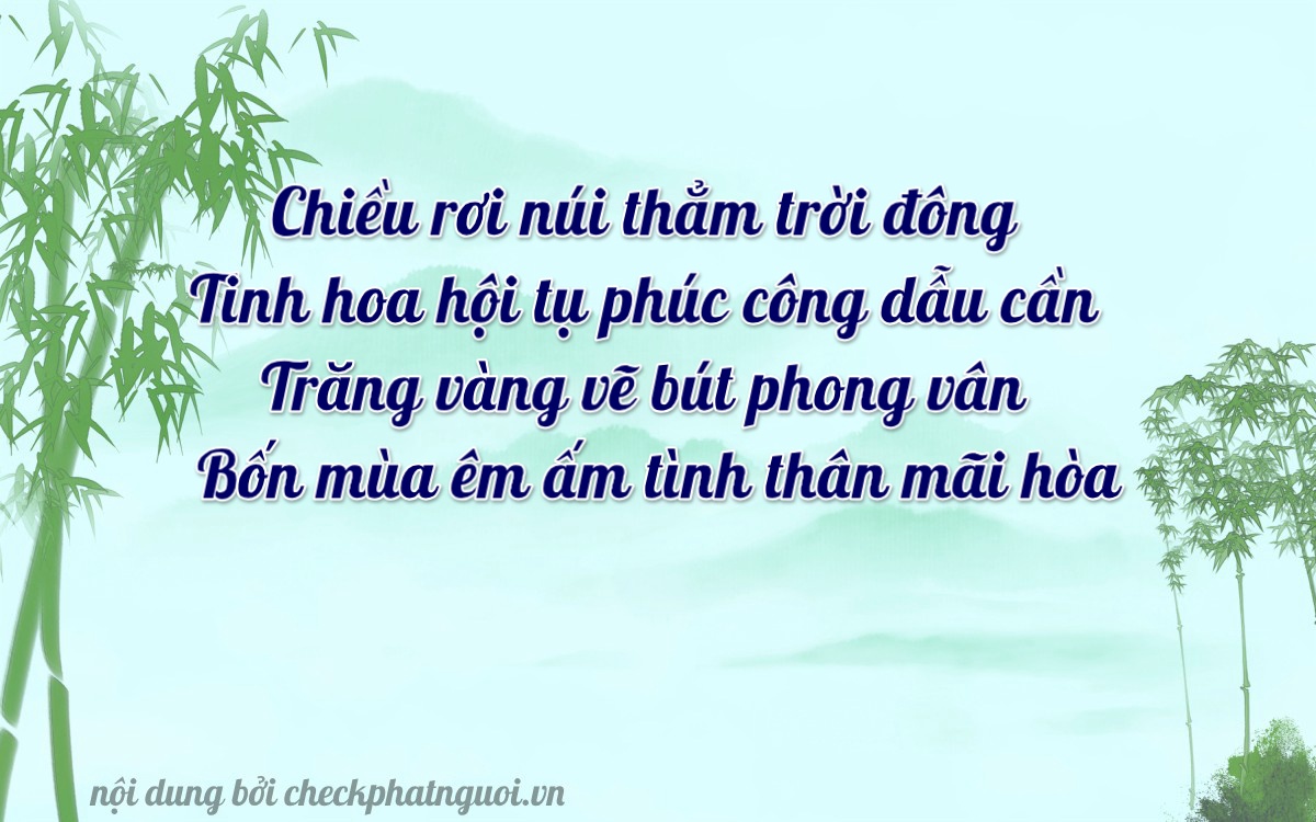 Bài thơ ý nghĩa cho <b>biển số 15G1-77129</b> tại website checkphatnguoi.vn