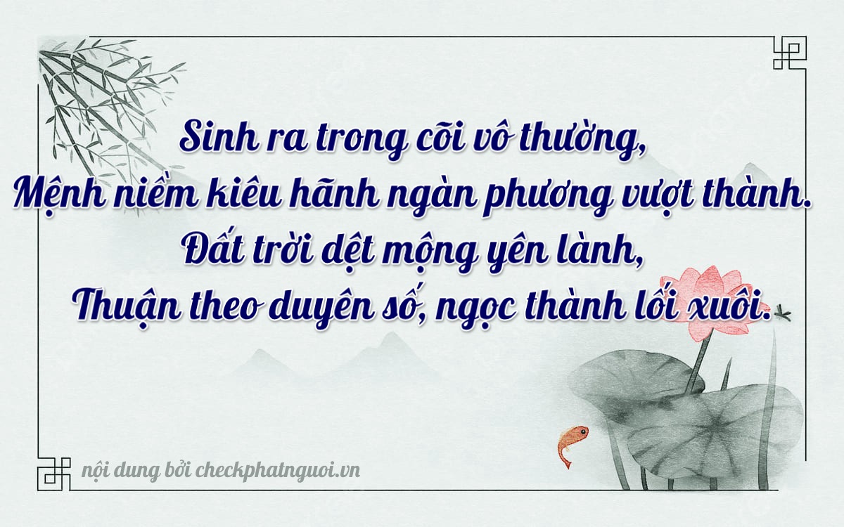 Bài thơ ý nghĩa cho <b>biển số 15G1-91627</b> tại website checkphatnguoi.vn