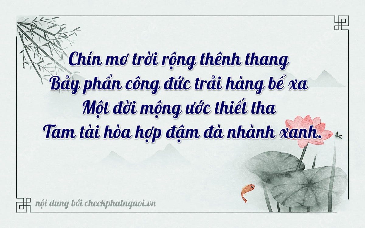 Bài thơ ý nghĩa cho <b>biển số 15G1-97138</b> tại website checkphatnguoi.vn