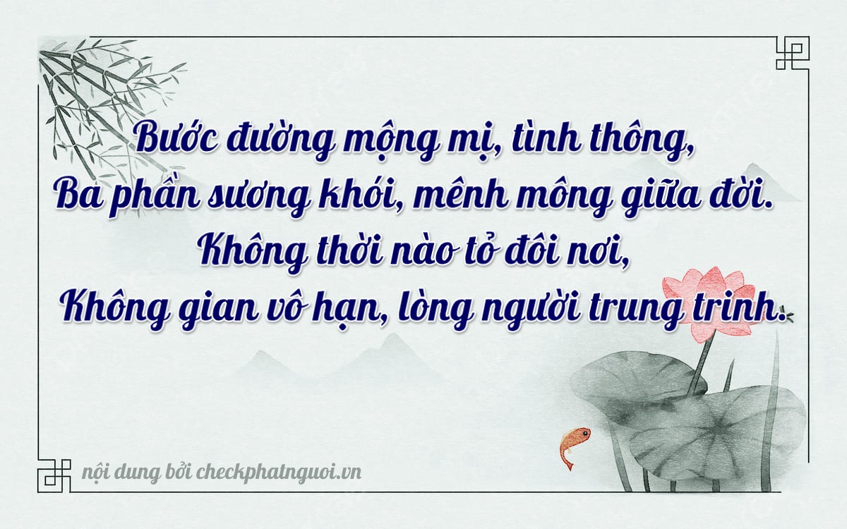 Bài thơ ý nghĩa cho <b>biển số 15H-03003</b> tại website checkphatnguoi.vn