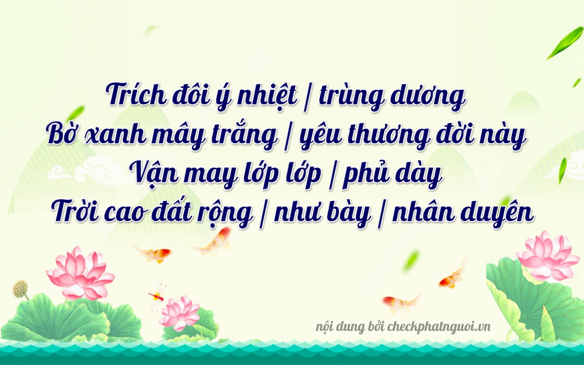 Bài thơ ý nghĩa cho <b>biển số 15H-08793</b> tại website checkphatnguoi.vn