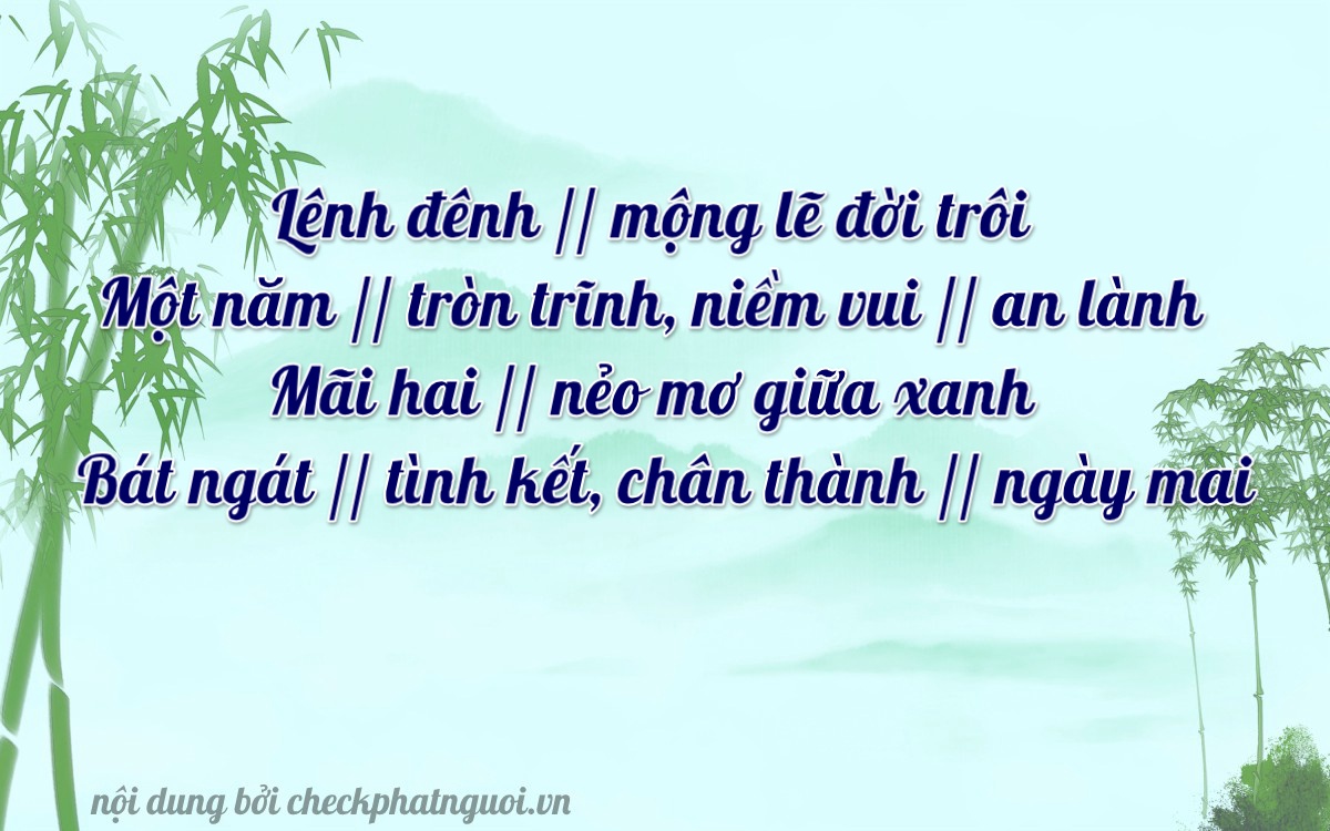 Bài thơ ý nghĩa cho <b>biển số 15H-15198</b> tại website checkphatnguoi.vn