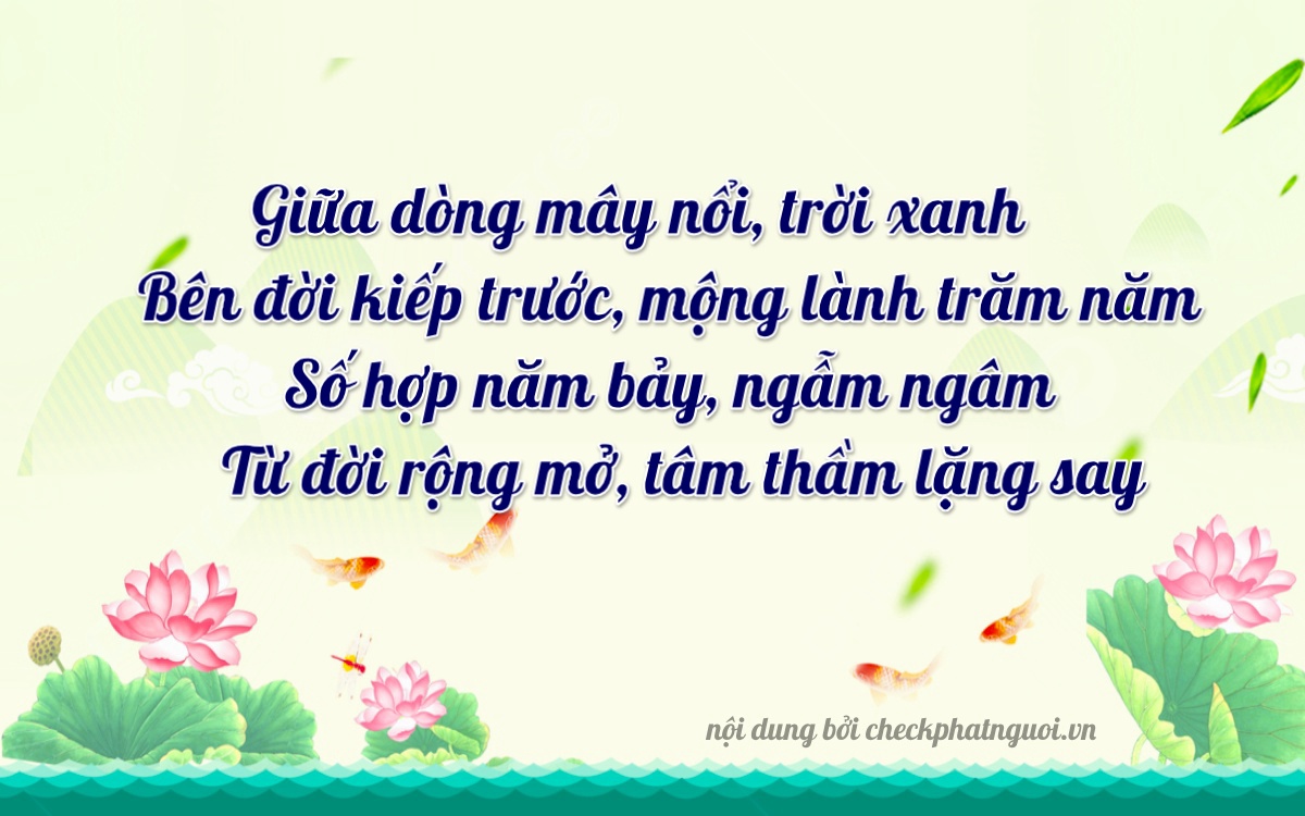 Bài thơ ý nghĩa cho <b>biển số 15K-04079</b> tại website checkphatnguoi.vn