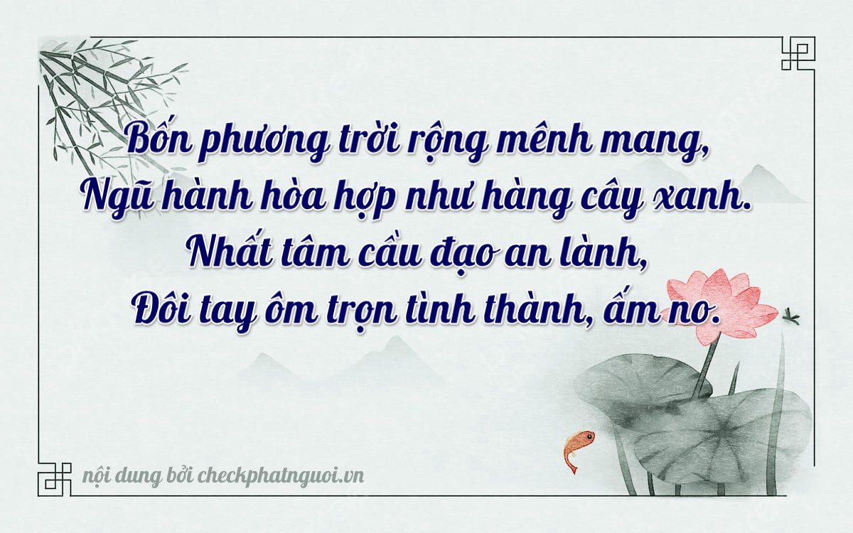 Bài thơ ý nghĩa cho <b>biển số 15K-04321</b> tại website checkphatnguoi.vn