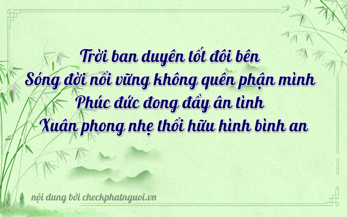Bài thơ ý nghĩa cho <b>biển số 15K-06538</b> tại website checkphatnguoi.vn