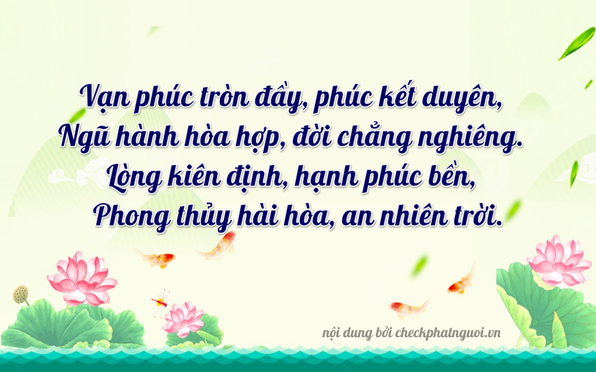 Bài thơ ý nghĩa cho <b>biển số 15K-08194</b> tại website checkphatnguoi.vn