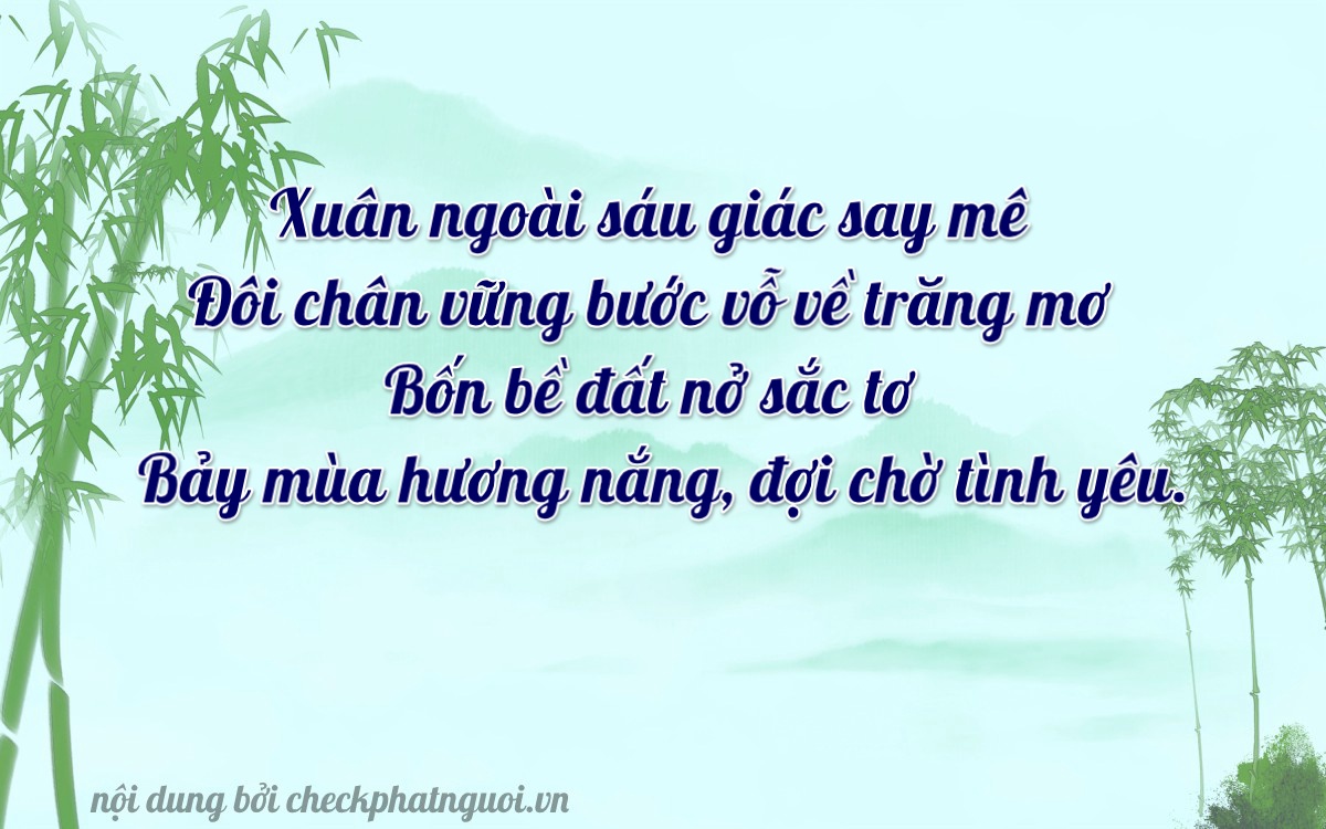 Bài thơ ý nghĩa cho <b>biển số 15K-10274</b> tại website checkphatnguoi.vn