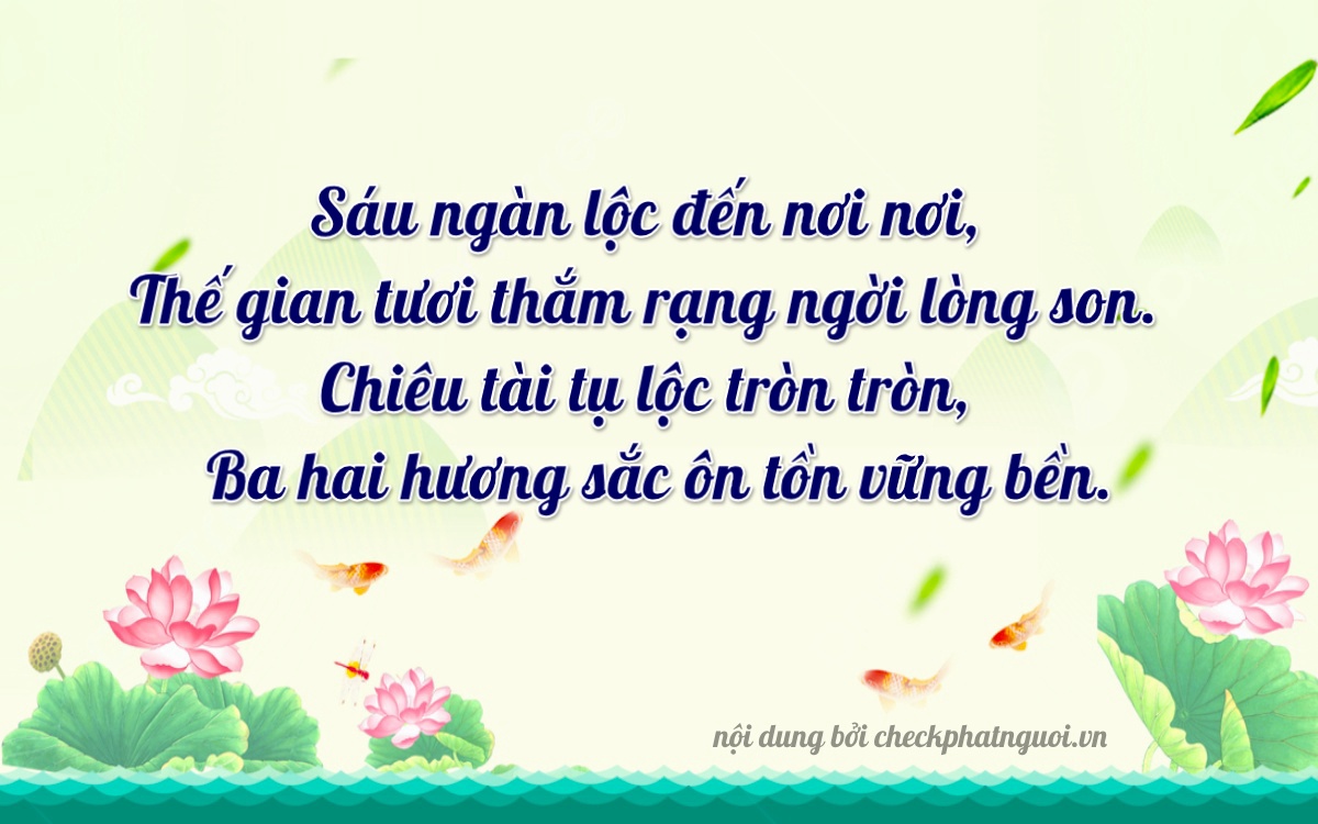 Bài thơ ý nghĩa cho <b>biển số 15K1-09663</b> tại website checkphatnguoi.vn