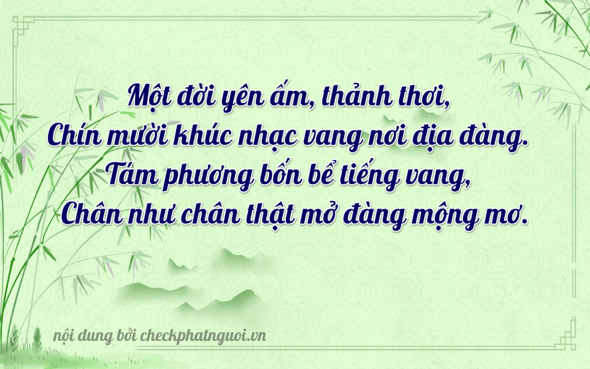 Bài thơ ý nghĩa cho <b>biển số 15K-17981</b> tại website checkphatnguoi.vn