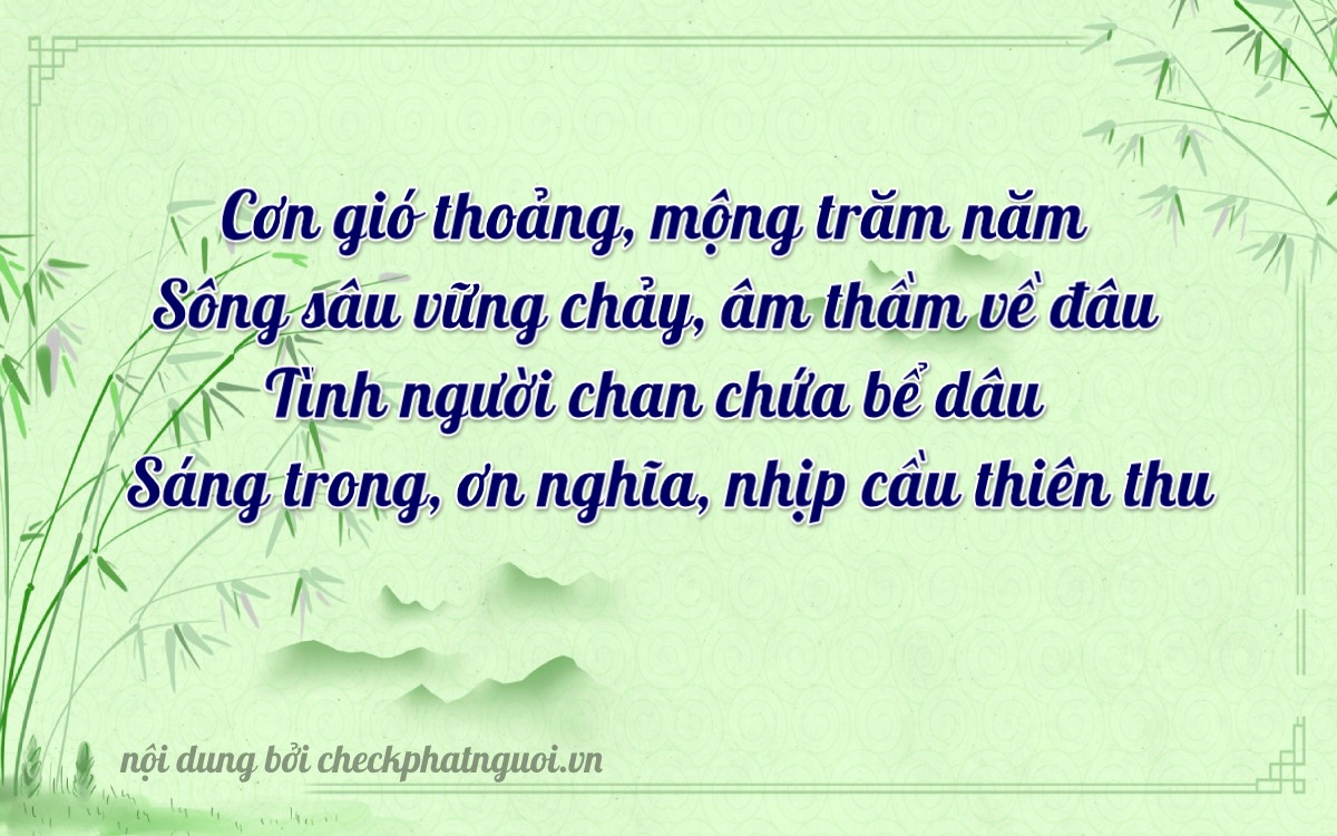 Bài thơ ý nghĩa cho <b>biển số 15K-18381</b> tại website checkphatnguoi.vn